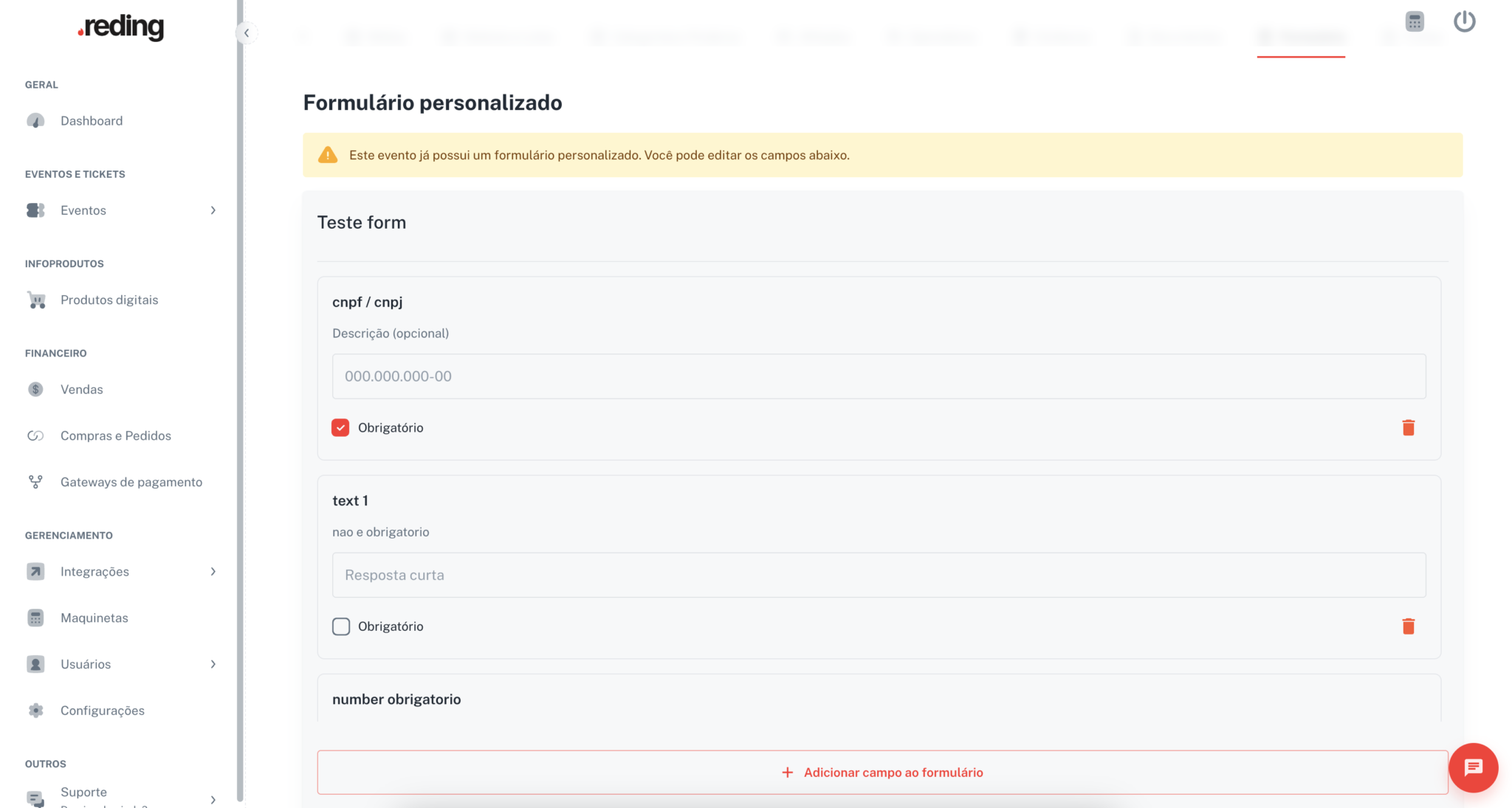 Validação de Ingresso​